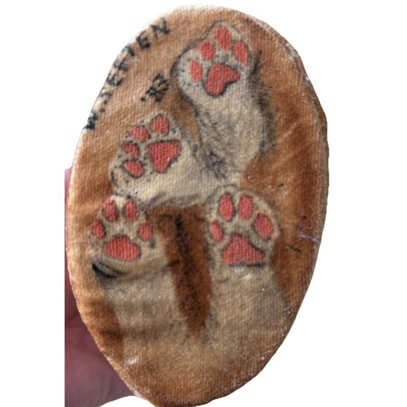 Vintage stuffed Cat printed Animal (Arnold?) 1983 Soft Cloth Kitty Adorable - Picture 2 of 10